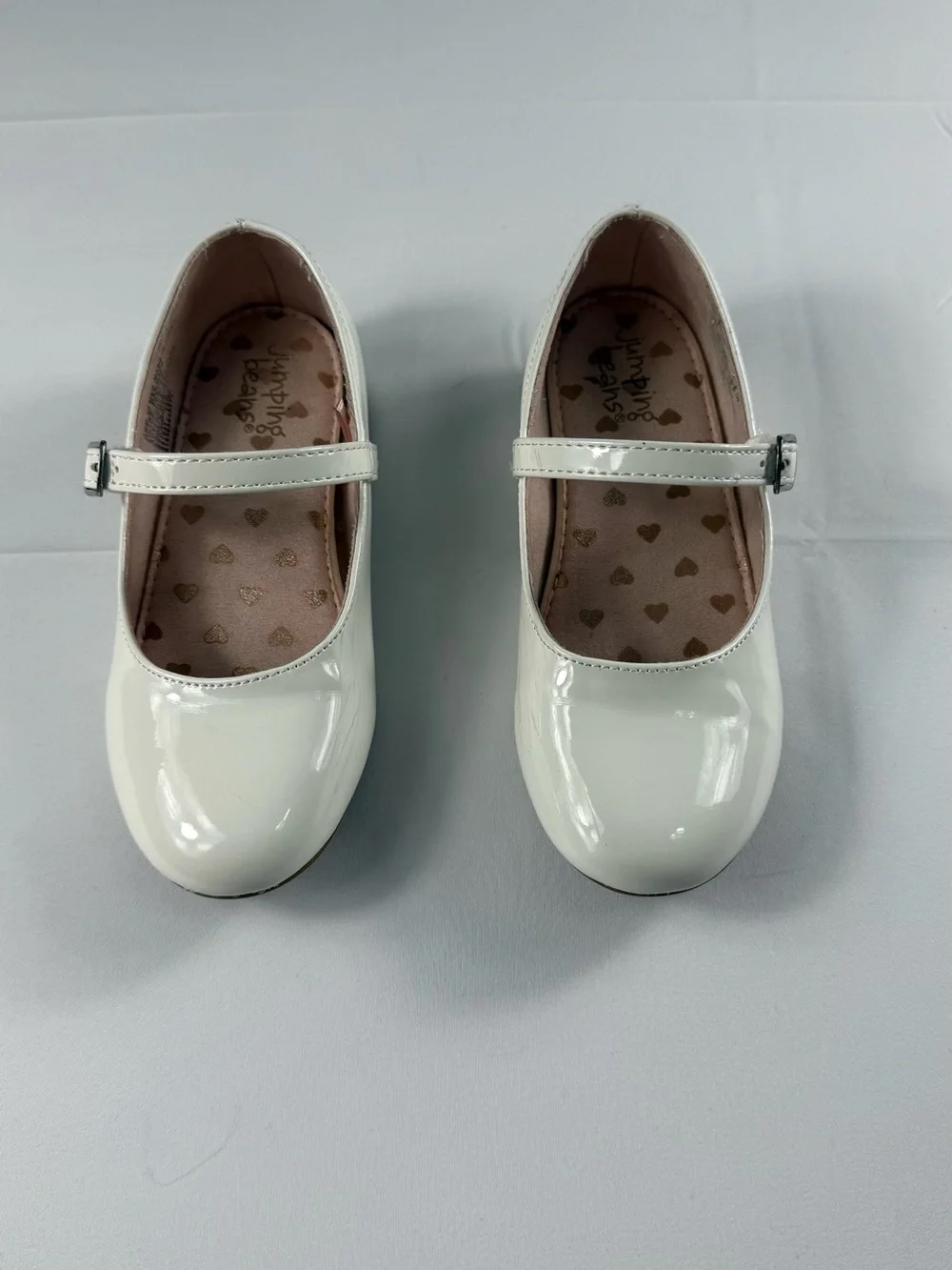 jumping beans White Patent Mary Jane Dress Shoes for Kids